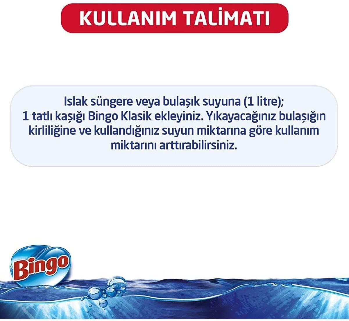 Bingo Bulaşık Deterjanı Limon Kokulu 4Kg